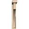 Ekena Millwork Westlake Block Rough Sawn Bracket w/ Offset Brace, Douglas Fir, 4"W x 22"D x 26"H BKT0402X22X26WTL05RDF - alternate 2